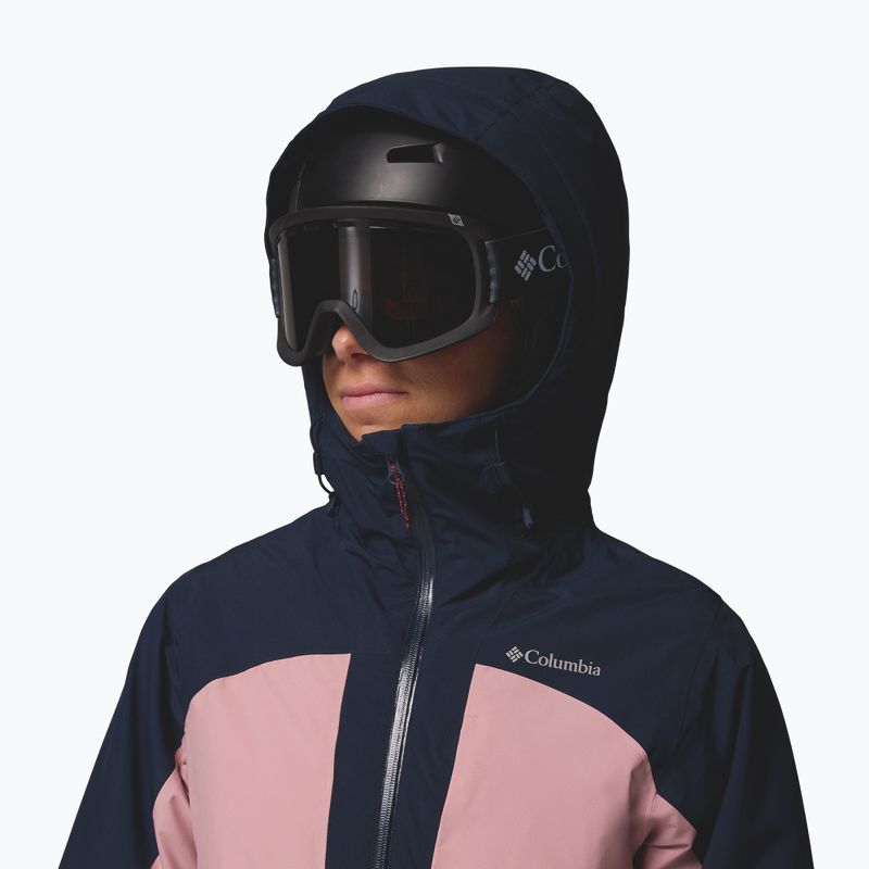 Damen-Skijacke Columbia Liftline eraser pink/collegiate navy/rich wine 5