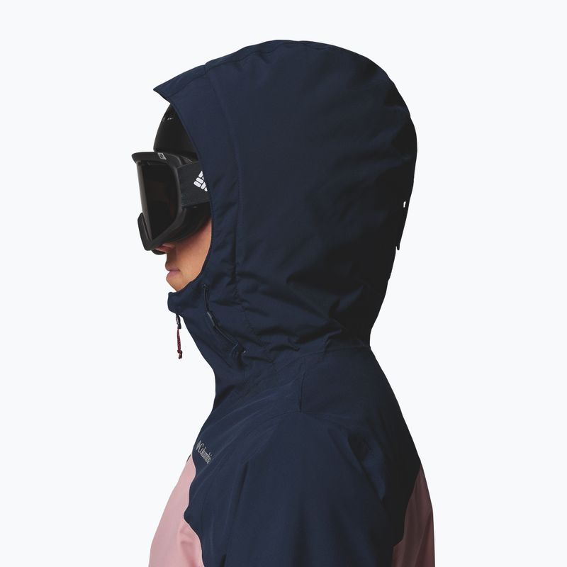 Damen-Skijacke Columbia Liftline eraser pink/collegiate navy/rich wine 7