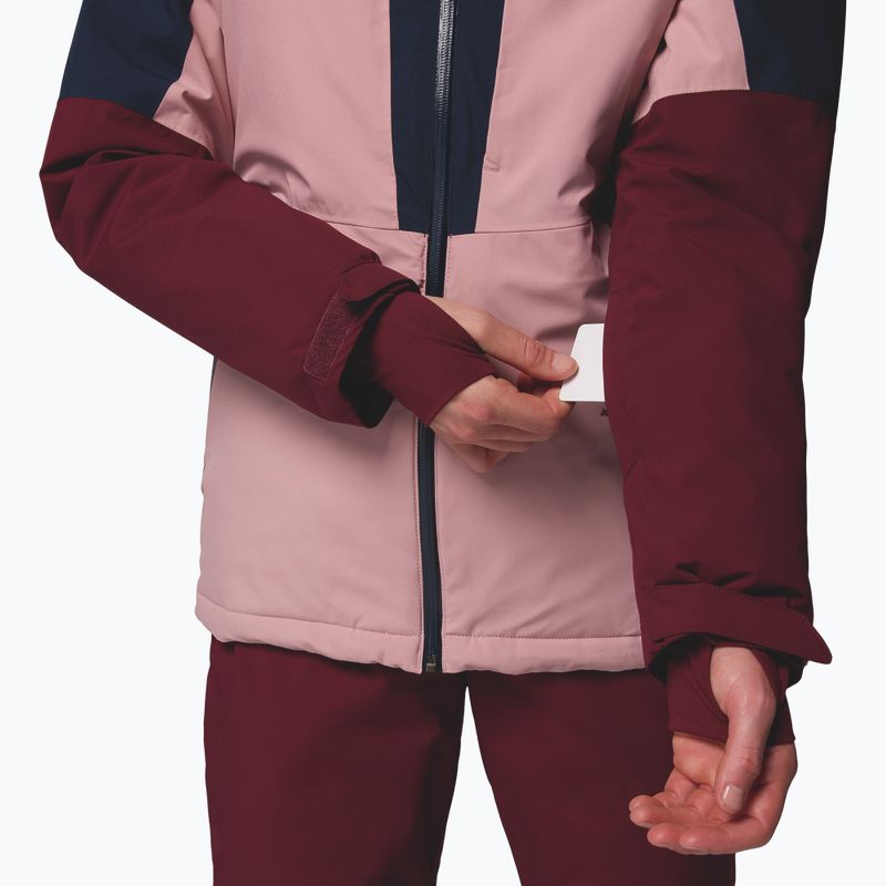 Damen-Skijacke Columbia Liftline eraser pink/collegiate navy/rich wine 10