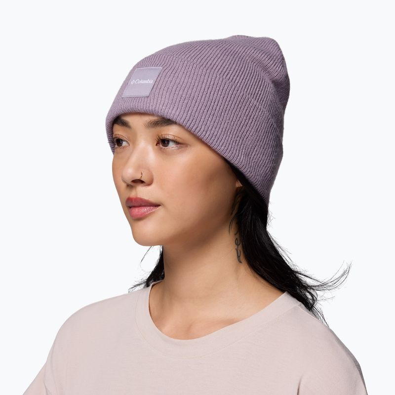 Wintermütze Columbia City Trek Heavyweight shale purple 2
