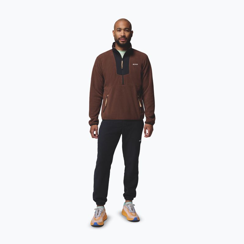 Herren-Fleecejacke Columbia Sequoia Grove Half Zip Fleece tobacco/black 2
