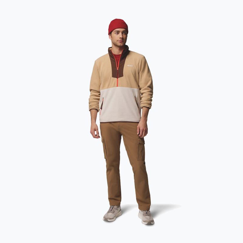 Herren-Fleecejacke Columbia Sequoia Grove Half Zip Fleece canoe/dark stone/tobacco 2