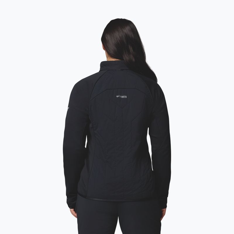 Damen-Hybridjacke Columbia Arctic Crest Hybrid Full Zip schwarz 3