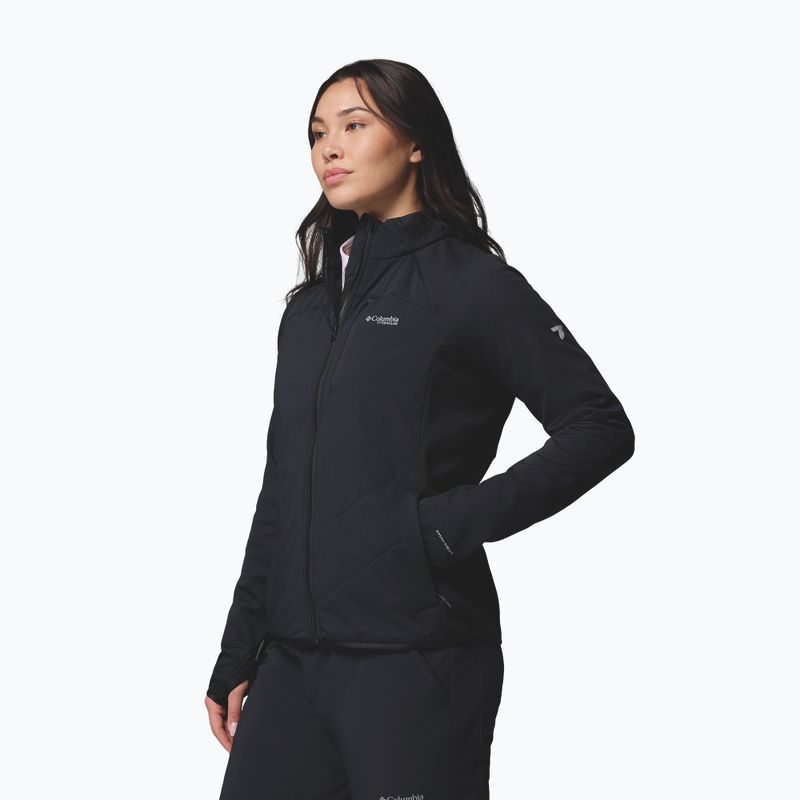 Damen-Hybridjacke Columbia Arctic Crest Hybrid Full Zip schwarz 4