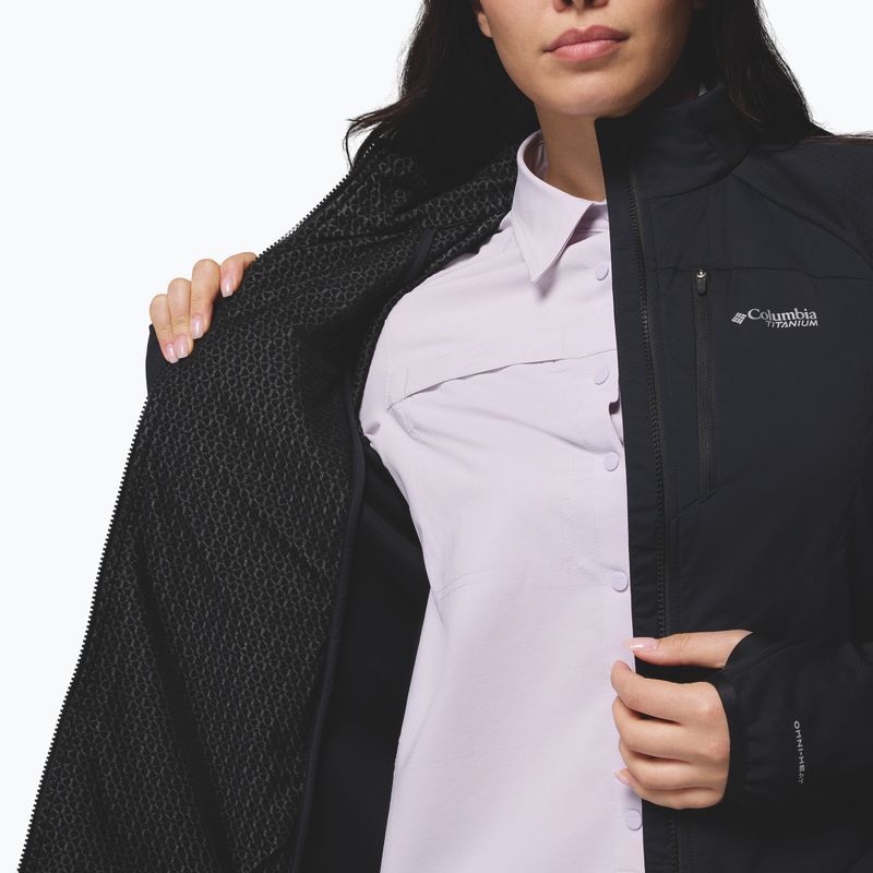 Damen-Hybridjacke Columbia Arctic Crest Hybrid Full Zip schwarz 6