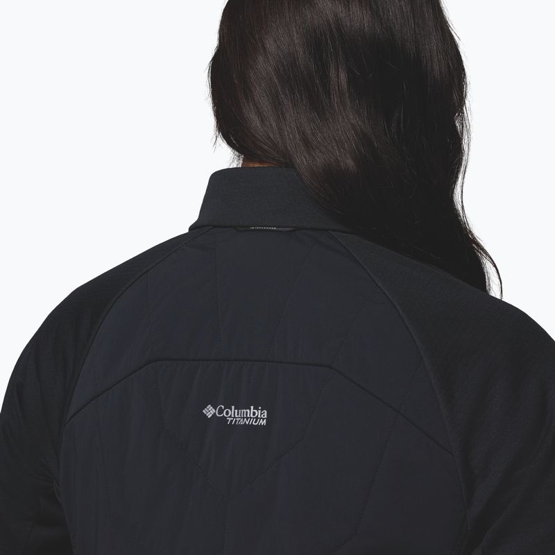 Damen-Hybridjacke Columbia Arctic Crest Hybrid Full Zip schwarz 8