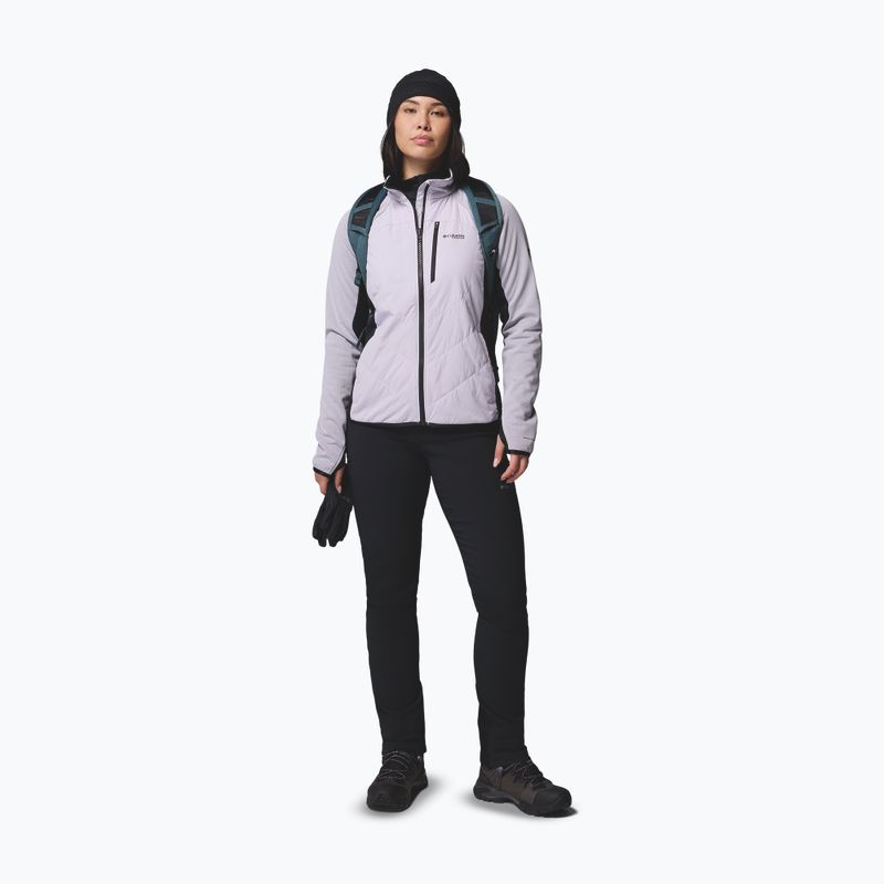 Damen-Hybridjacke Columbia Arctic Crest Hybrid Full Zip lavender pearl/black 2