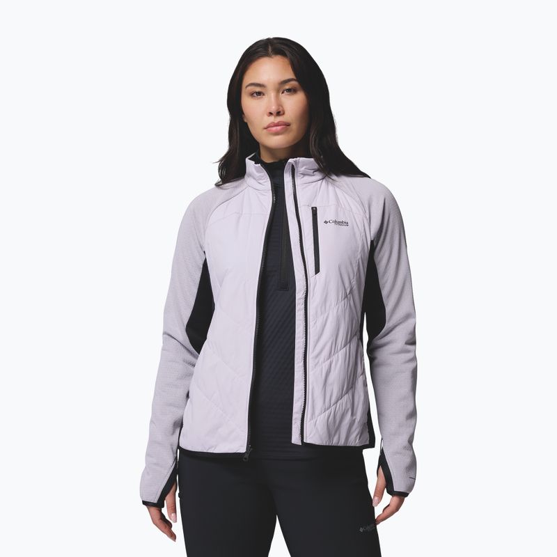 Damen-Hybridjacke Columbia Arctic Crest Hybrid Full Zip lavender pearl/black 5