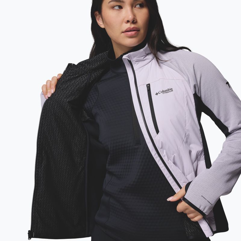 Damen-Hybridjacke Columbia Arctic Crest Hybrid Full Zip lavender pearl/black 6