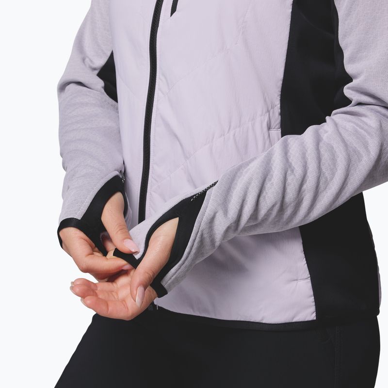 Damen-Hybridjacke Columbia Arctic Crest Hybrid Full Zip lavender pearl/black 9