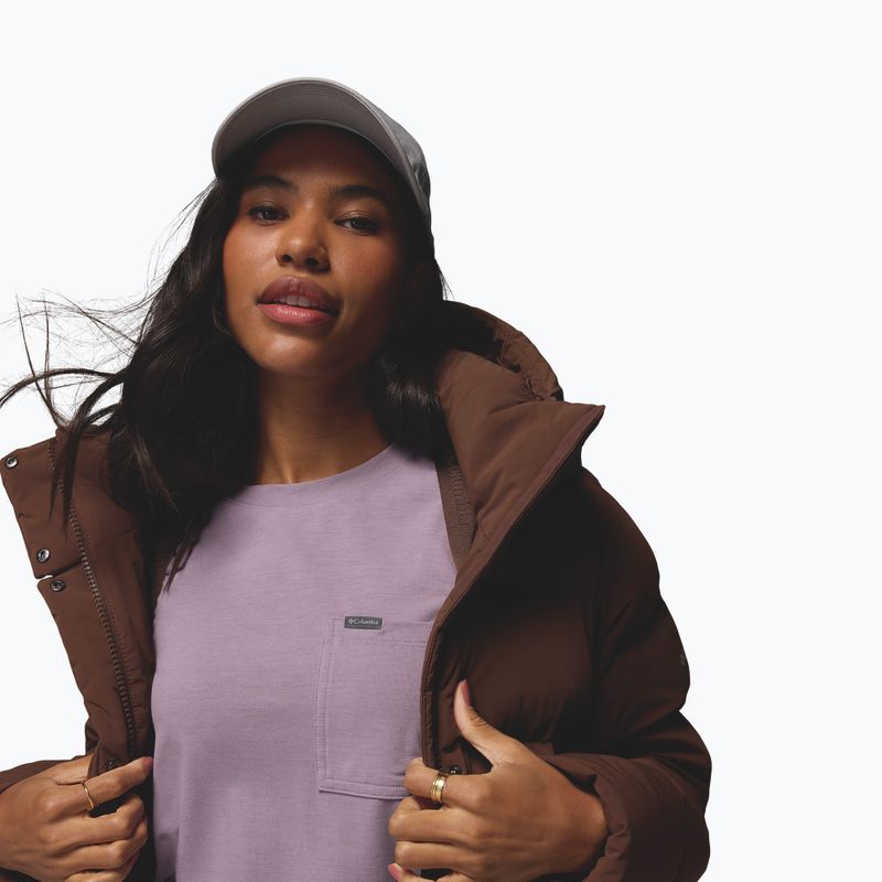 Damen-Daunenjacke Columbia Amaze Puff Hooded tobacco 13
