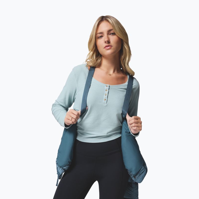 Damen Daunenjacke Columbia Amaze Puff Hooded Everblue High Shine 10