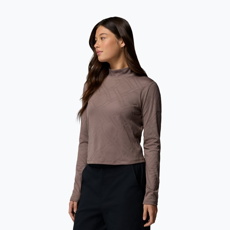 Damen-Trekking-Longsleeve Columbia Granite Point Turtleneck iron 4