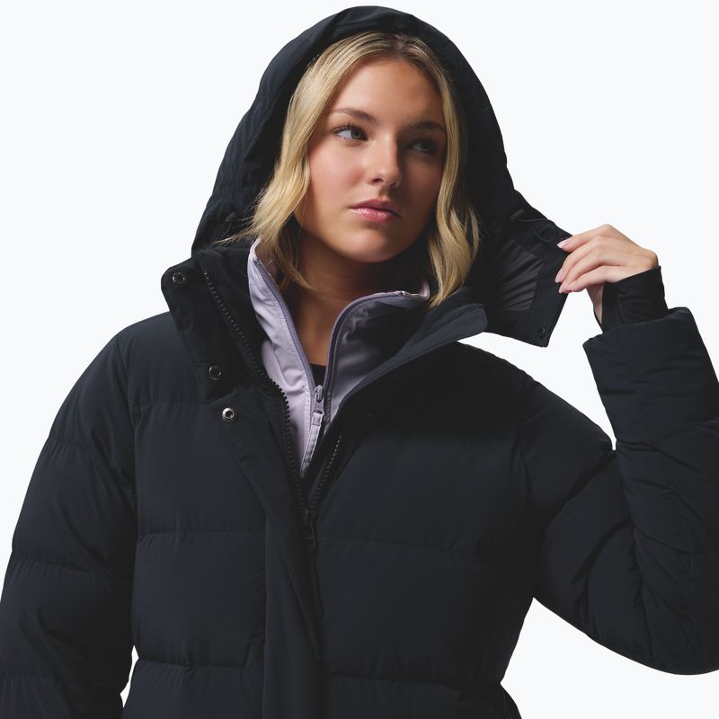 Damen Daunenmantel Columbia Amaze Puff Long Hooded black 9
