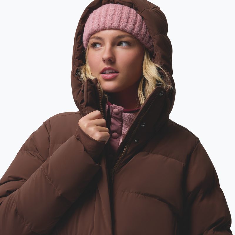 Damen Daunenmantel Columbia Amaze Puff Long Hooded tobacco 9