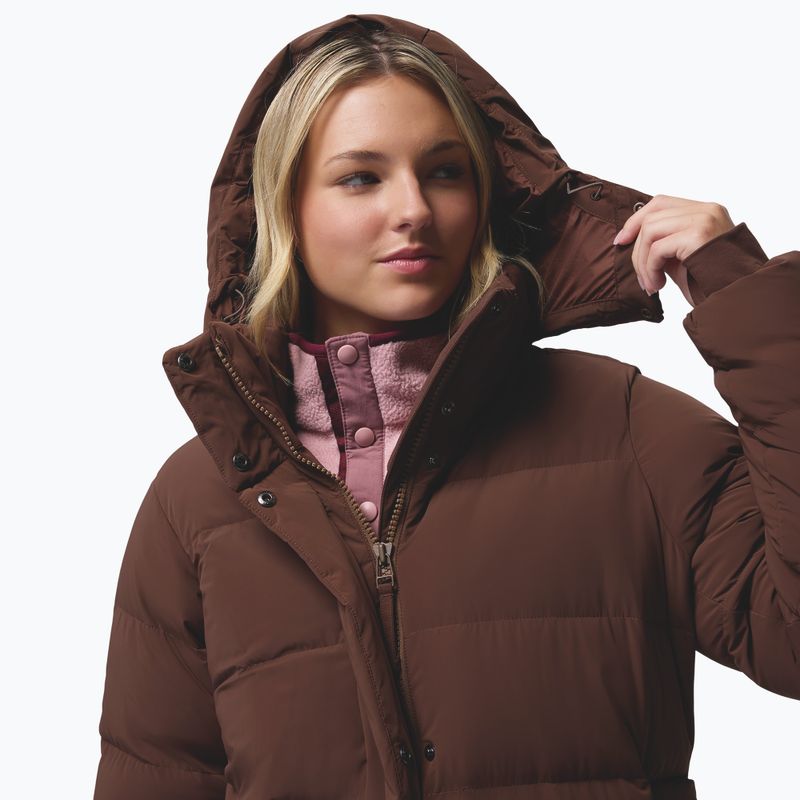 Damen Daunenmantel Columbia Amaze Puff Long Hooded tobacco 10