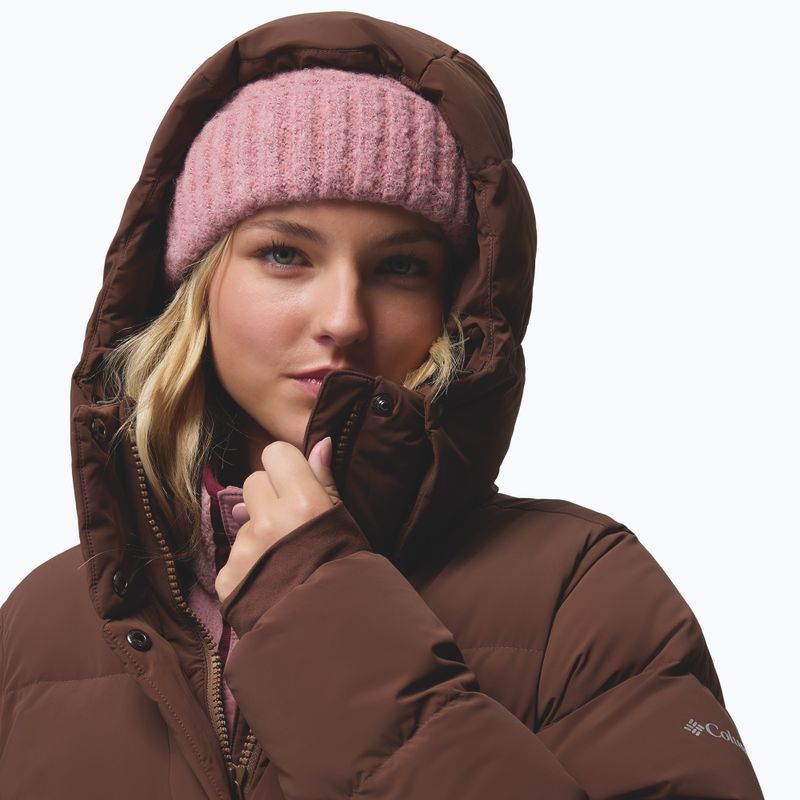 Damen Daunenmantel Columbia Amaze Puff Long Hooded tobacco 11