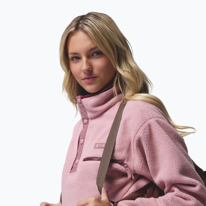 Damen Daunenmantel Columbia Amaze Puff Long Hooded tobacco 20