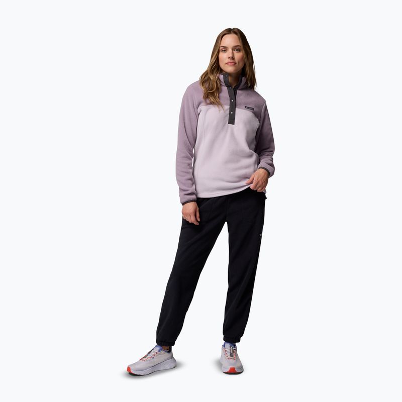 Damen-Fleece-Pullover Columbia Benton Springs 1/2 Snap lavender pearl/shale purple/shark 2