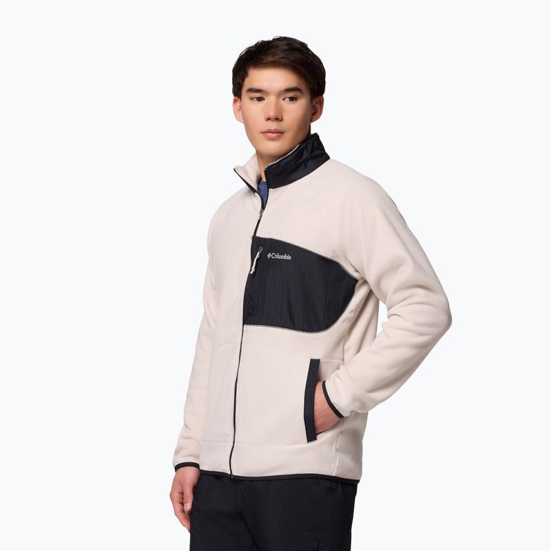 Herren Fleecejacke Columbia Fast Trek Overlay Full Zip dark stone/black 5