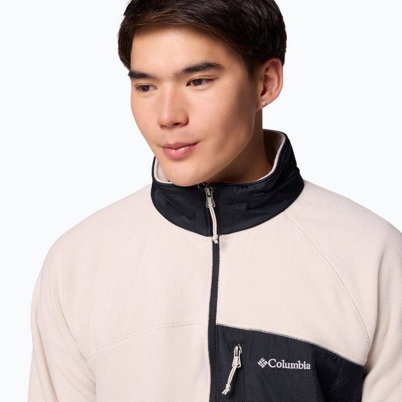 Herren Fleecejacke Columbia Fast Trek Overlay Full Zip dark stone/black 6