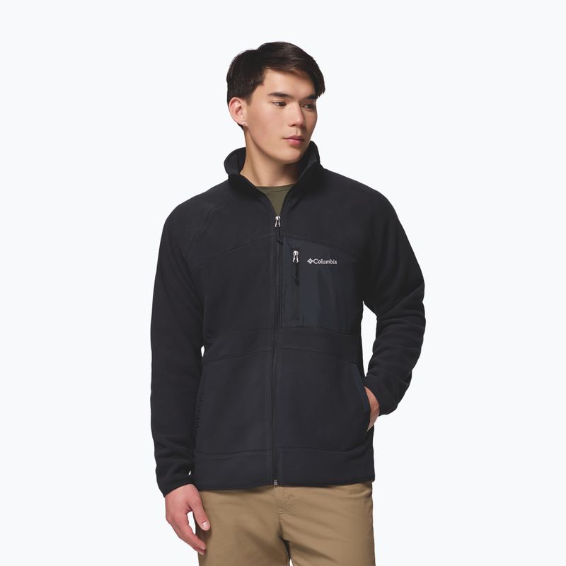 Herren Fleecejacke Columbia Fast Trek Overlay Full Zip black 5
