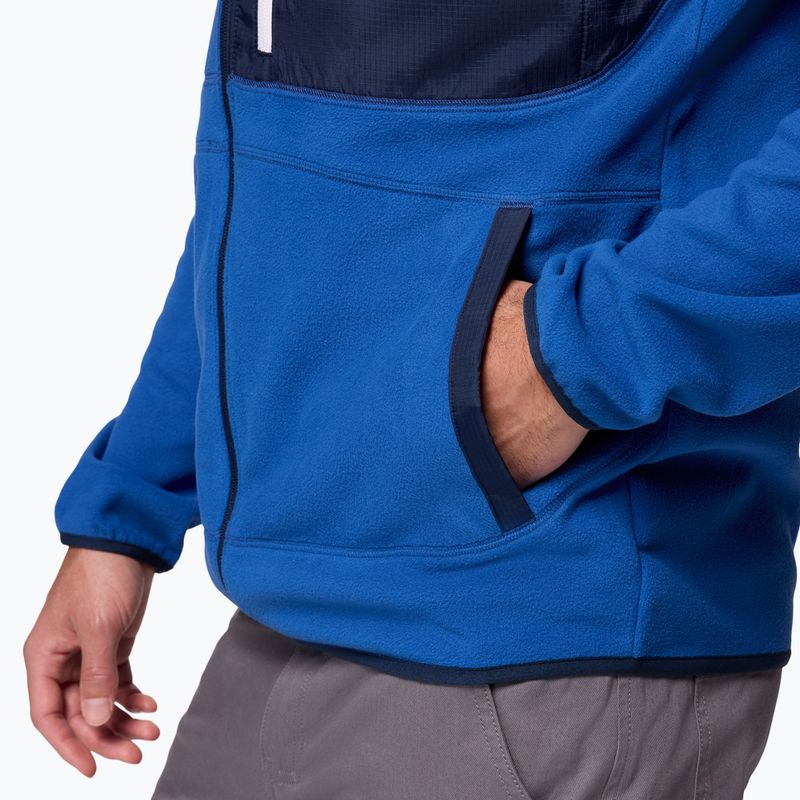 Herren Fleecejacke Columbia Fast Trek Overlay Full Zip mt blue/coll navy 7