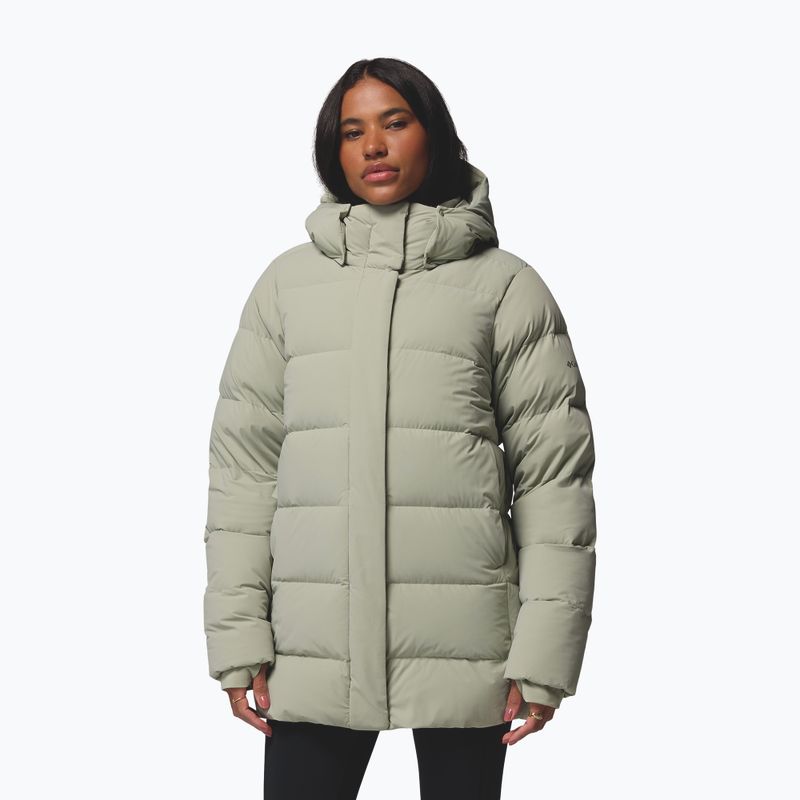 Damen-Daunenjacke Columbia Amaze Puff Mid Hooded safari