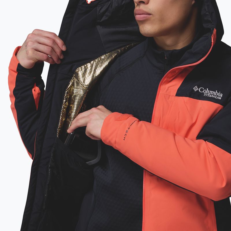 Herren-Skijacke Columbia Cirque Bowl spice/spicy black/zing 13