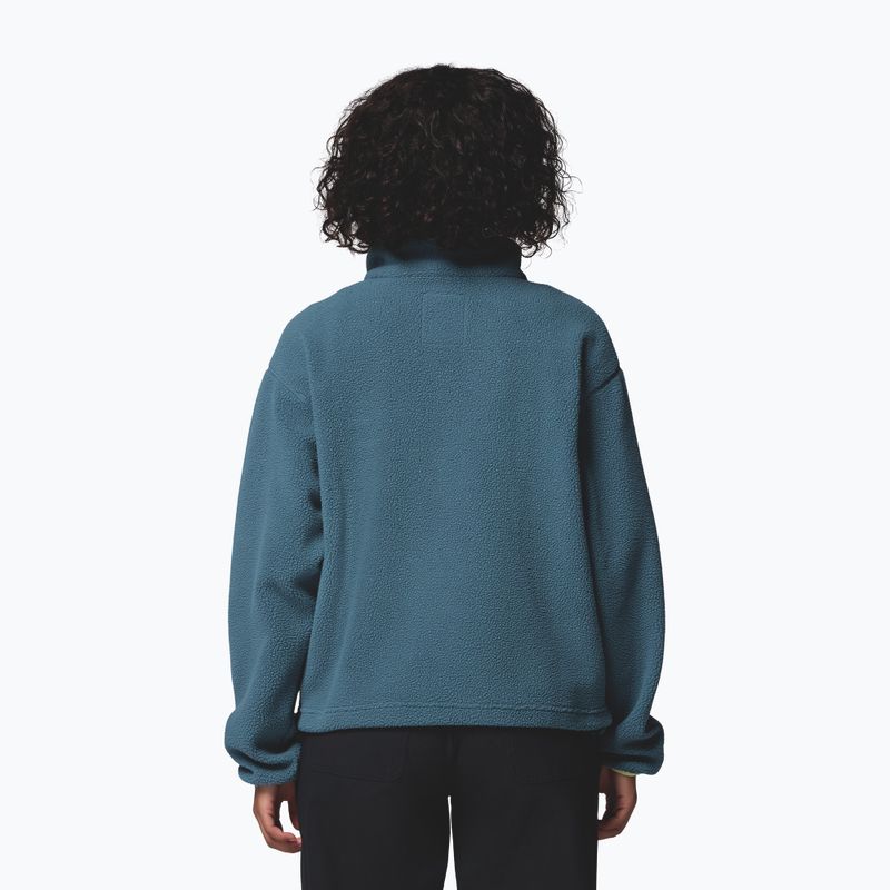 Damen-Fleecejacke Columbia Helvetia II Cropped Half Snap Fleece everblue/crushed blue/citron haze 3