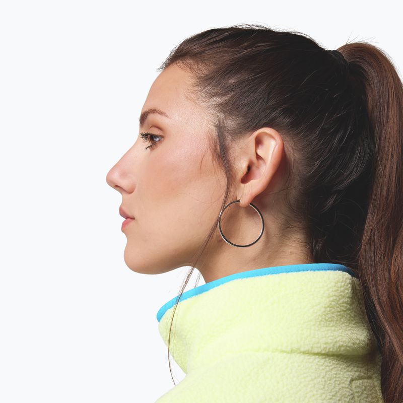 Damen-Fleecejacke Columbia Helvetia II Cropped Half Snap Fleece citron haze/black/compass blue 8