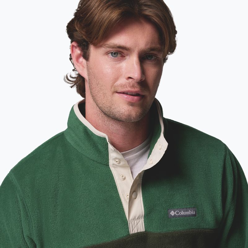 Herren-Fleecejacke Columbia Steens Mountain Half Snap II greenscape/rainforest 5