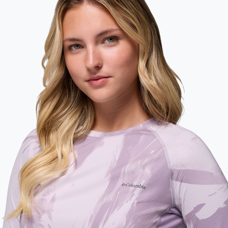 Damen-Thermoaktivshirt Columbia Omni-Heat Infinity Knit shale purple snowflight tonal 5