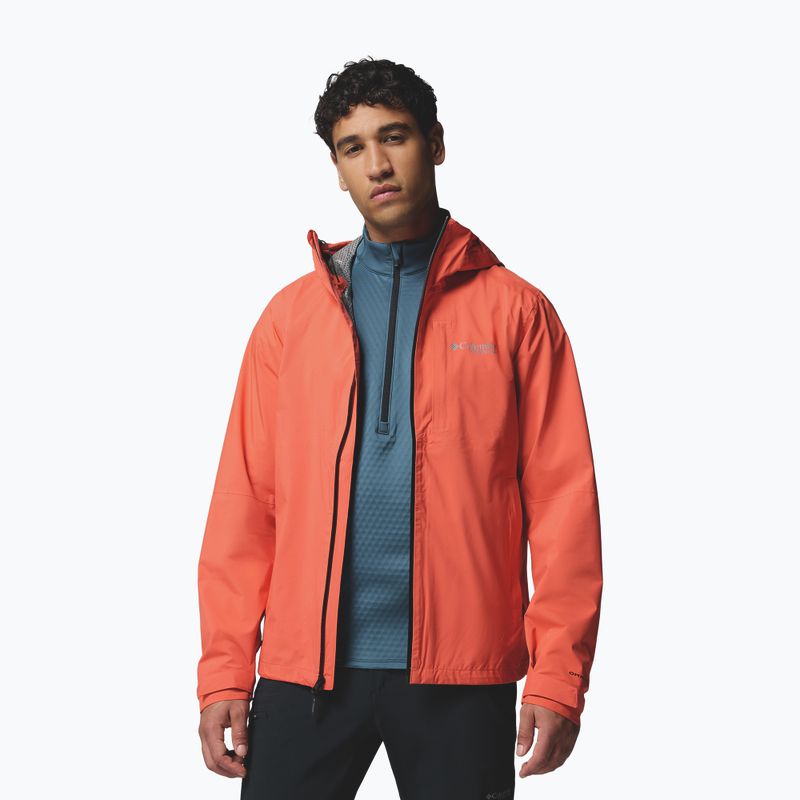 Herren Regenjacke Columbia Ampli-Dry II Shell Zing 5