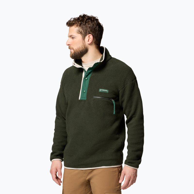 Herren-Fleecejacke Columbia Helvetia II Half Snap Fleece greenspace 4