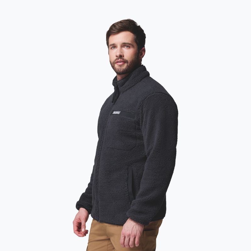 Herren-Fleecejacke Columbia Rugged Ridge High Pile Full Zip black 4