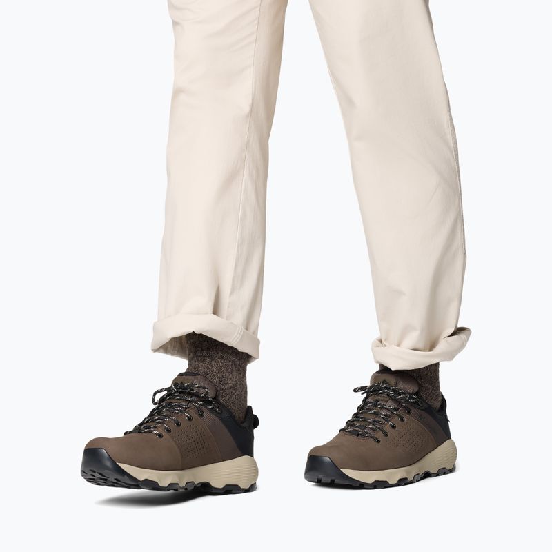 Herren-Trekkingschuhe Columbia Newton Nimble Leather tundra/black 8