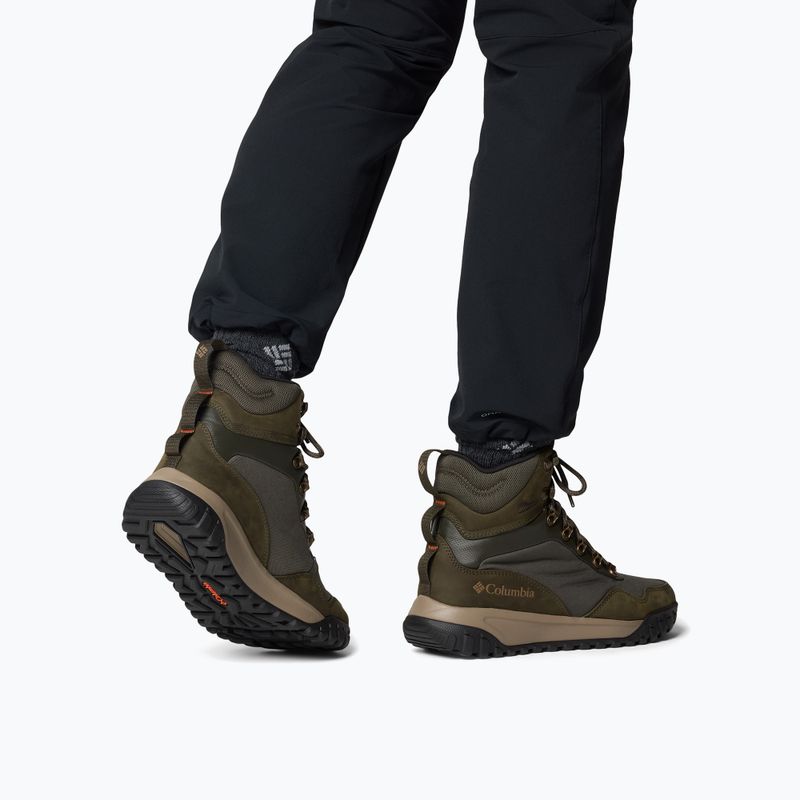 Herrenschuhe Columbia Burnsider Omni-Heat Infinity deep olive/tangy orange 8