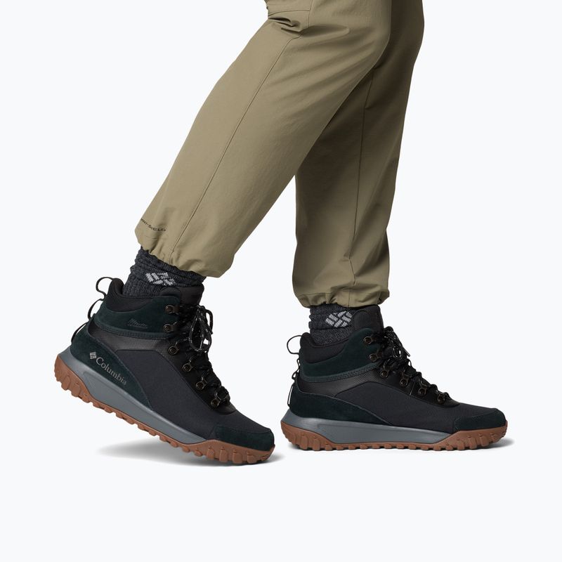 Herrenschuhe Columbia Burnsider Waterproof black/city grey 8