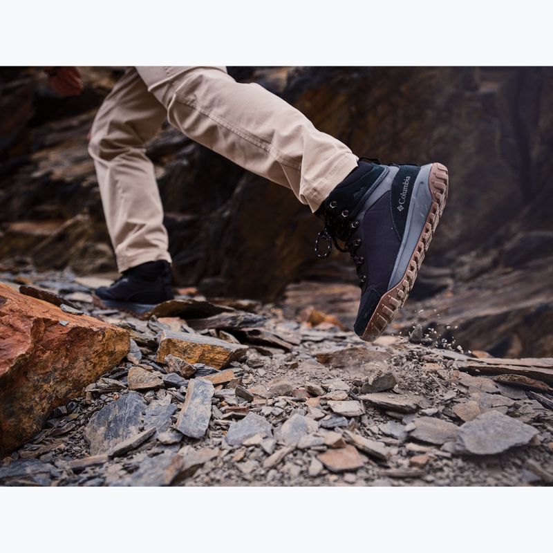 Herrenschuhe Columbia Burnsider Waterproof black/city grey 9