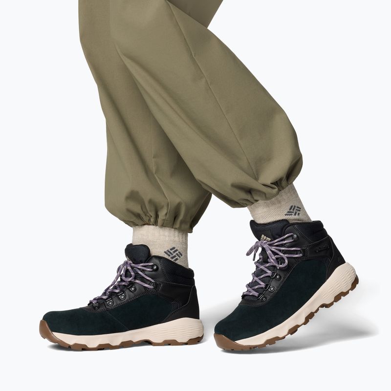 Columbia Newton Wander Damenschuhe black/granite purple 8