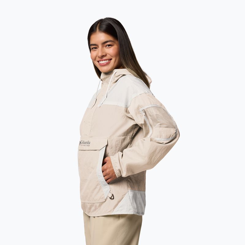 Damen-Windjacke Columbia Challenger II Windbreaker dark stone/white 3
