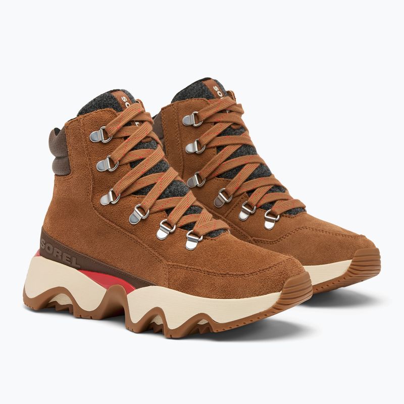 Sorel Kinetic Impact Conquest Plus Damenstiefel Samt hellbraun/tabakfarben 12