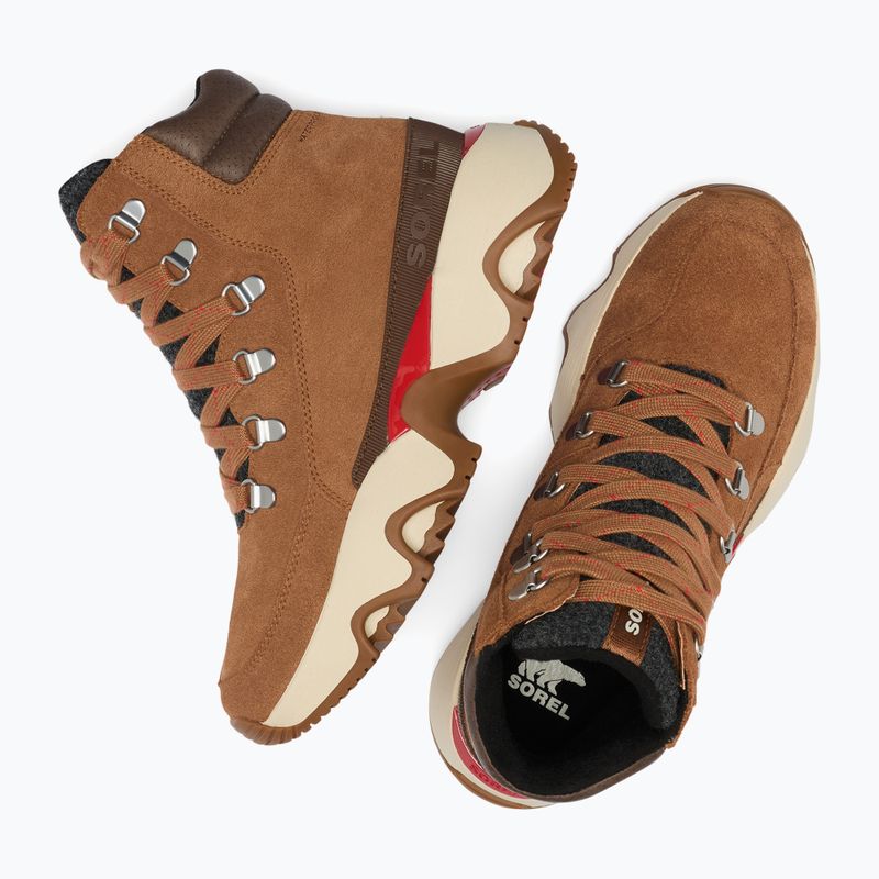 Sorel Kinetic Impact Conquest Plus Damenstiefel Samt hellbraun/tabakfarben 16