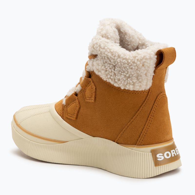 Women's Sorel Out N About IV Chillz Wp Canyon Gold/Honigweiß Schneestiefel 3