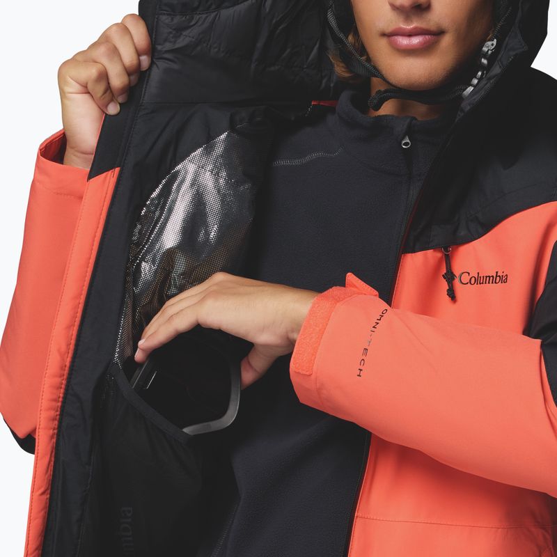 Herren-Skijacke Columbia Iceberg Point II zing/black 10