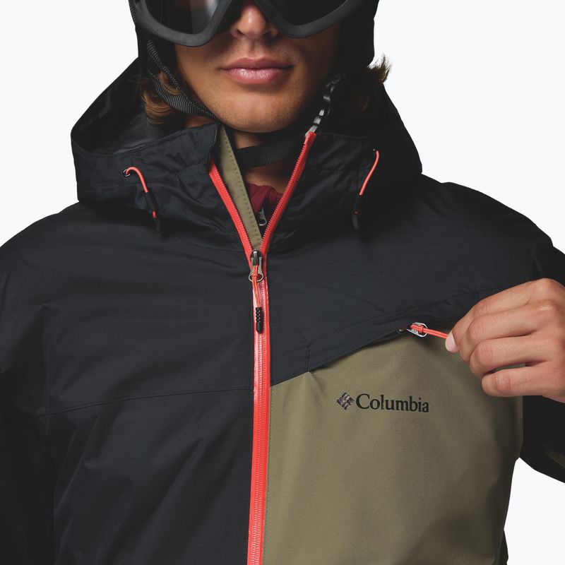 Herren-Skijacke Columbia Iceberg Point II stone green/black 6