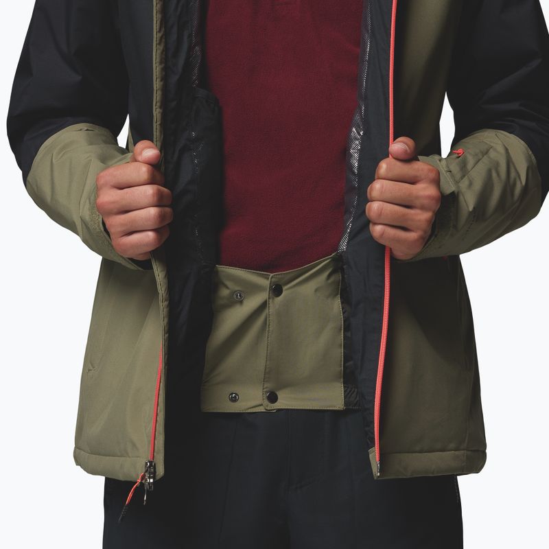 Herren-Skijacke Columbia Iceberg Point II stone green/black 11