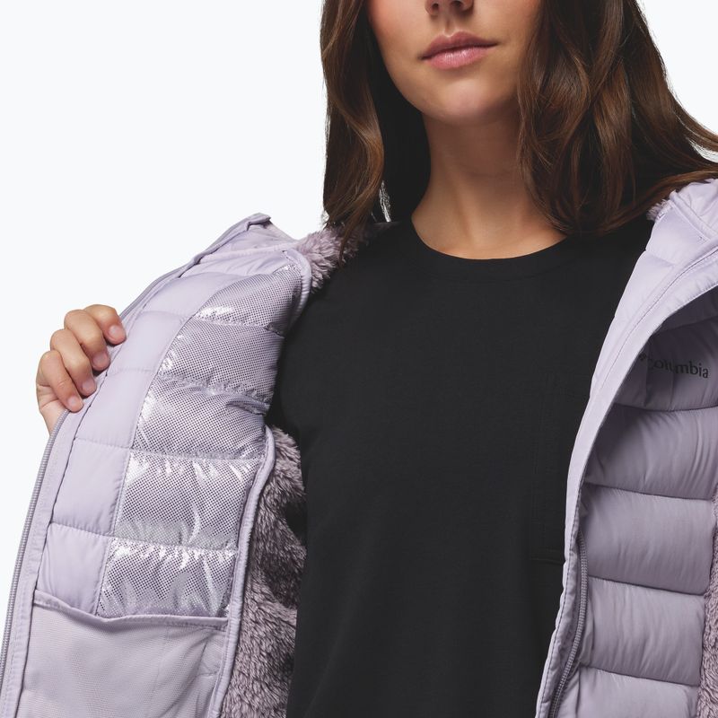 Damen Hybridjacke Columbia Powder Lite II Sherpa Hybrid shale purple/lavender pearl 7