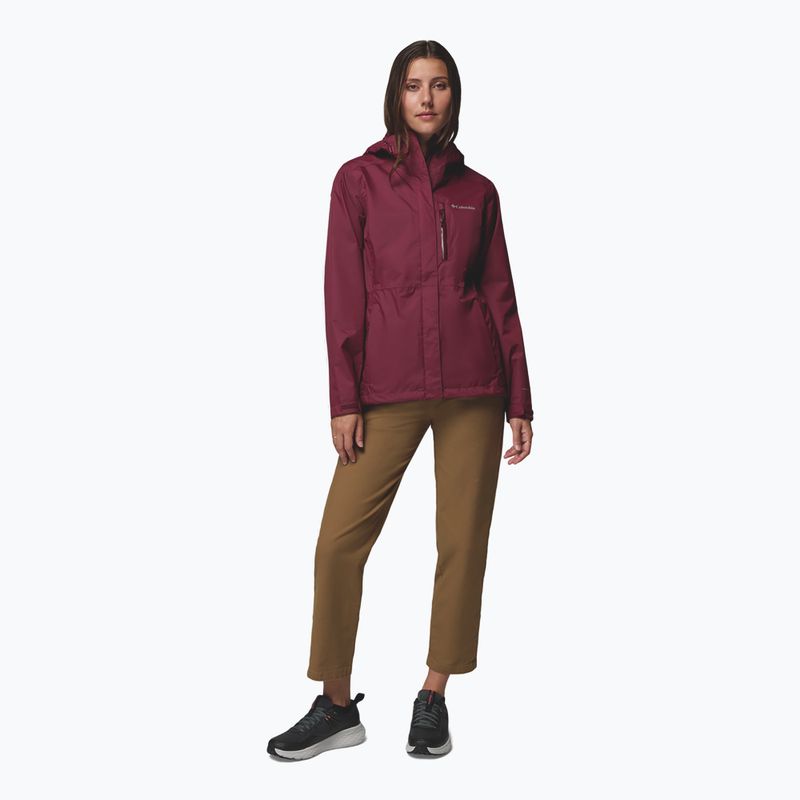 Regenjacke Damen Columbia Pouring Adventure III rich wine 2